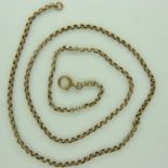 9ct gold chain, L: 40 cm, 3.0g. UK P&P Group 1 (£16+VAT for the first lot and £2+VAT for