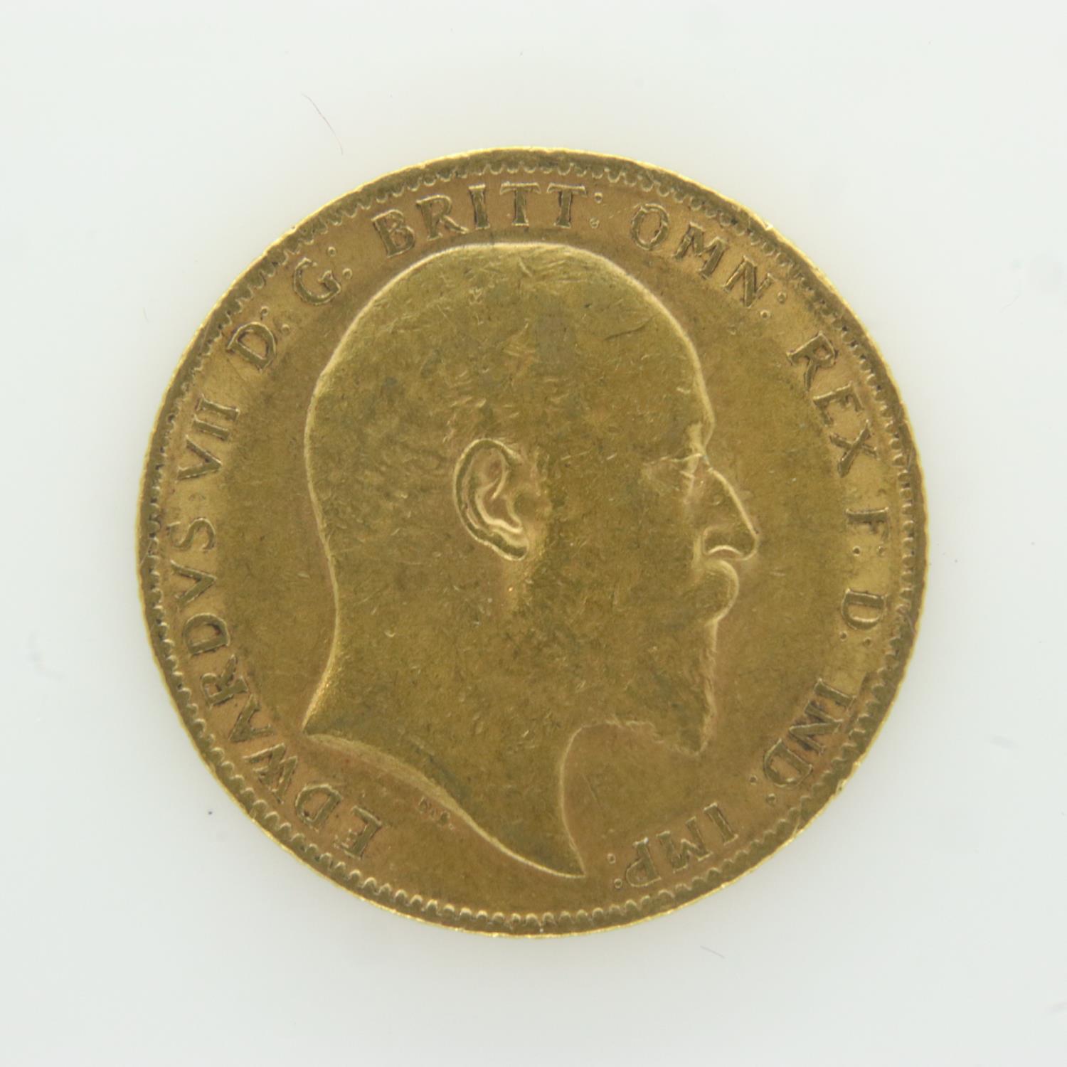 1903 gold full sovereign. UK P&P Group 0 (£6+VAT for the first lot and £1+VAT for subsequent lots) - Image 2 of 2