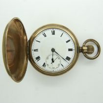 West end watch company Swiss full hunter pocket watch, boxed. UK P&P Group 1 (£16+VAT for the