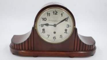 Schierwater & Lloyd LTD Liverpool mantle clock with Westminster chime, H: 27 cm. Not available for