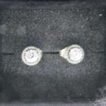 Boxed Pandora silver earrings. UK P&P Group 1 (£16+VAT for the first lot and £2+VAT for subsequent