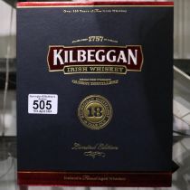 Kilbeggan 18 years old whisky, bottled Feb 2001, batch no. 0001. UK P&P Group 2 (£20+VAT for the