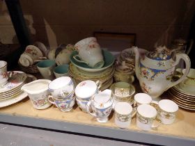 Mixed part tea sets including Royal Doulton, Noritake etc. Not available for in-house P&P