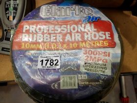 Clarke Air rubber air hose, 10m. Not available for in-house P&P