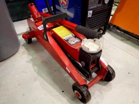 Clarke strong arm two tonne trolley jack. Not available for in-house P&P