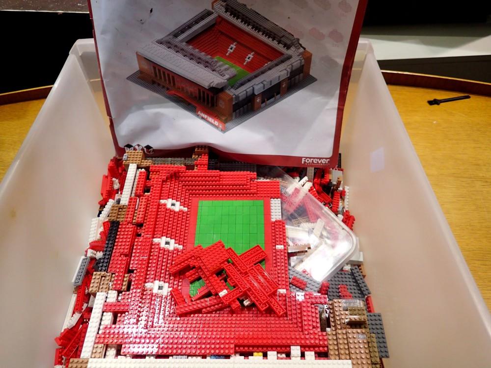 BRXLZ forever collectibles miniature Anfield stadium. Not available for in-house P&P