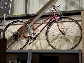 Harrier Sapphire red road bike with 26inch wheels. Not available for in-house P&P