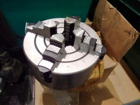 Four jaw 5 inch lathe chuck. Not available for in-house P&P