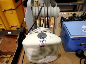 Crystals and Gold Air compact electric heaters. All electrical items in this lot have been PAT
