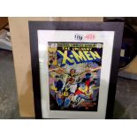 New framed X-Men posters (4), overall 60 x 40 cm. Not available for in-house P&P