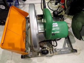 Hitachi C9U 9 inch circular saw. All electrical items in this lot have been PAT tested for safety
