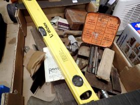 Collection of wood working tools to include a planer. Not available for in-house P&P