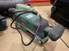 Bosch PBS 75A belt sander. All electrical items in this lot have been PAT tested for safety and have