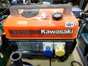 Kawasaki GA1400A petrol generator. Not available for in-house P&P