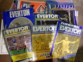 Collection of Everton programmes and ephemera. UK P&P Group 2 (£20+VAT for the first lot and £4+