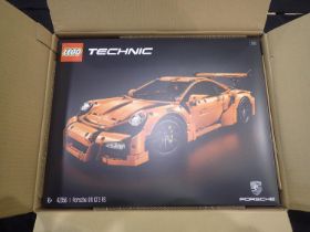 Lego Technic 42056 Porsche 911 GT3RS, factory sealed and in original outer packaging. UK P&P Group 3