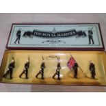 Britains 8855 Royal Marines six figure set. UK P&P Group 1 (£16+VAT for the first lot and £2+VAT for