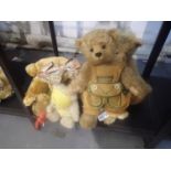 Six mixed teddy bears, including Bon bears and Three's Company. UK P&P Group 2 (£20+VAT for the