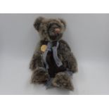 Charlie Bears, Carter, with tag attached, stitch down nose and jointed at limbs. Approx. 40cm (H).