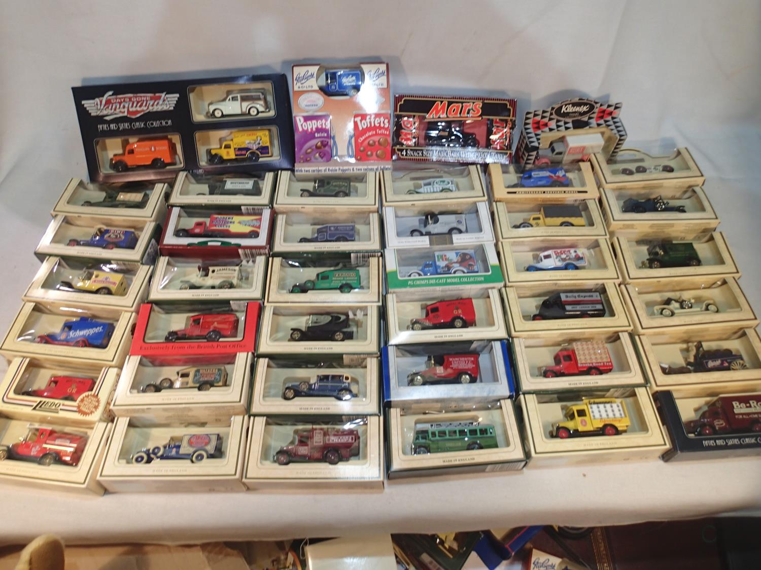 Approximately seventy diecast vehicles, mostly Lledo, including promos, mostly excellent