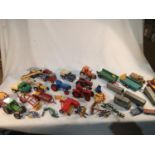 Quantity of Britain's and Corgi toys agricultural vehicles, loose, appearing in good condition. UK