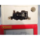 Hornby R2093C, Pug tank, 51235, black, early crest, near mint condition, wear to box. UK P&P Group 1