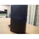 Sony Playstation 2, no controller, powers up but CD drawer is stuck. UK P&P Group 2 (£20+VAT for the