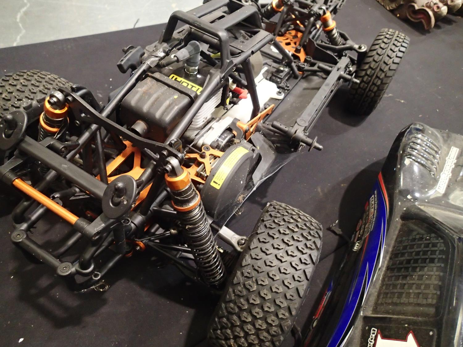 HPI Racing Baja 5T buggy, two stroke 26cc petrol engine with pull start, appears little used/ - Image 3 of 6