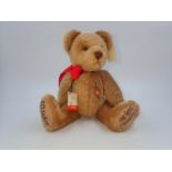 Clemens Bear, 60 Jahre, with tags attached, #138 of 600 stitch down nose and jointed at limbs.