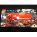 Lego Speed Champions F14 T and Scuderia Ferrari truck, factory sealed. UK P&P Group 2 (£20+VAT for