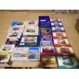 Twenty Four Corgi Classic buses and coaches, various scales and types, mostly excellent condition,
