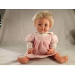 Palitoy 16H Tiny Tears, baby doll. UK P&P Group 2 (£20+VAT for the first lot and £4+VAT for