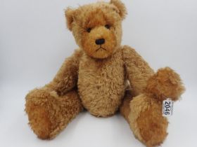 Ruben Bear with tag attached, stitch down nose and jointed at limbs. Approx. 60cm (H). UK P&P