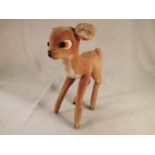 Steiff Bambi C1960's, lacking button, H: 20cm. UK P&P Group 1 (£16+VAT for the first lot and £2+