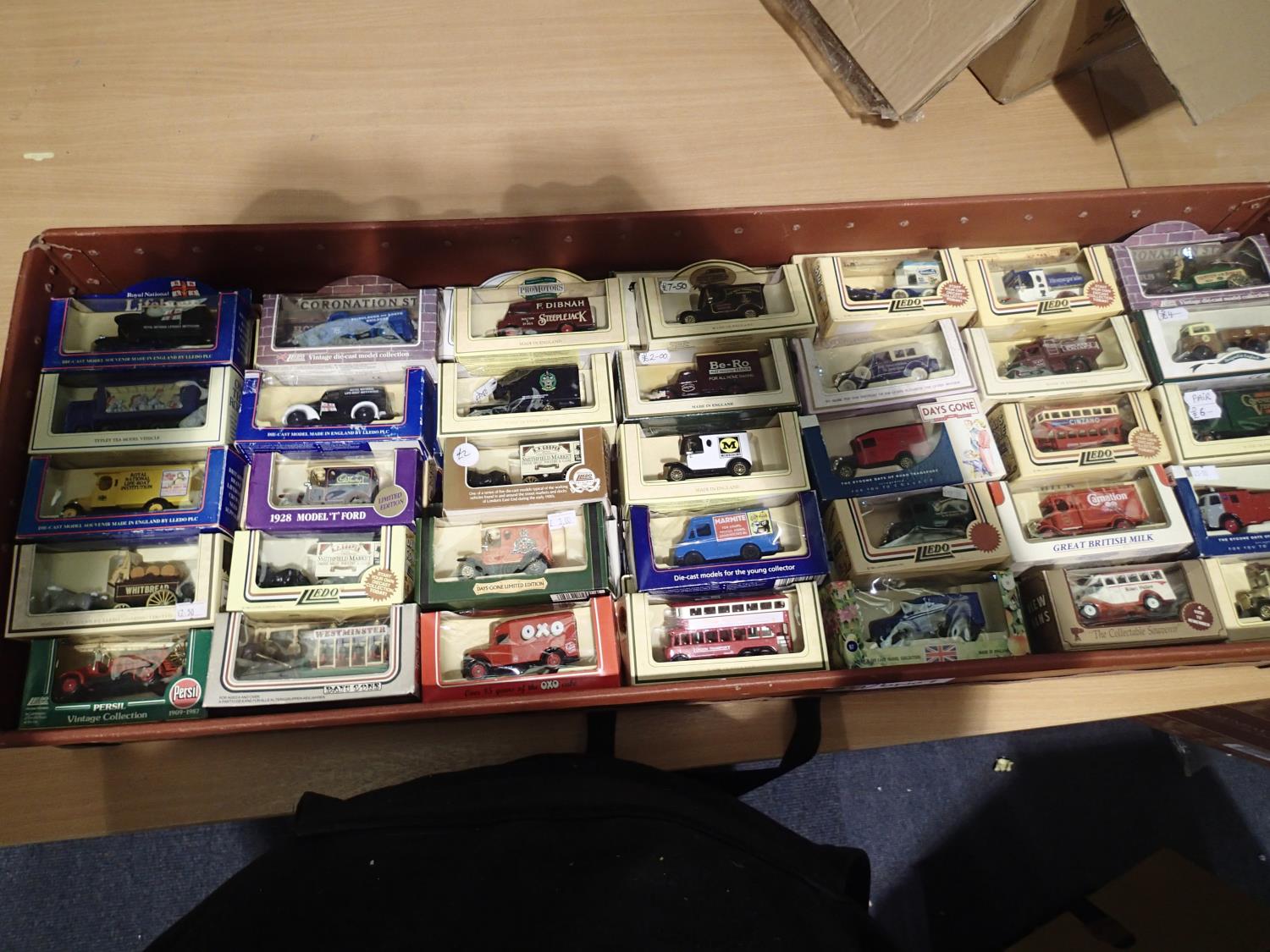 100+ Lledo boxed diecast vehicles, various types including promos, mostly excellent condition,