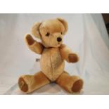 Merry Thought musical bear, jointed arms, legs and head, approximate H: 45 cm, plays Teddy Bears