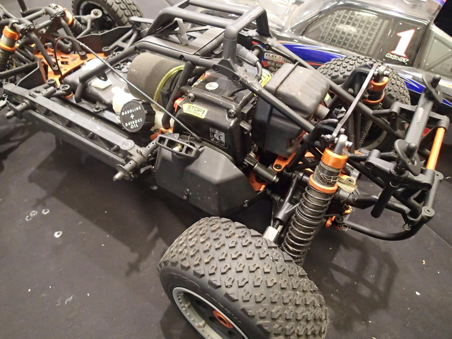 HPI Racing Baja 5T buggy, two stroke 26cc petrol engine with pull start, appears little used/ - Image 2 of 6