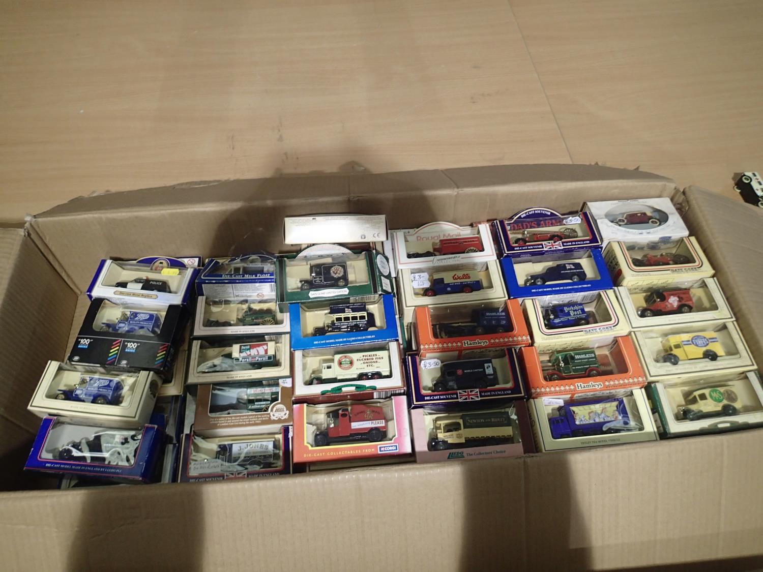 100+ Lledo diecast vehicles, various types including promos, mostly excellent condition, wear to