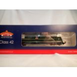 Bachmann 32-052A, class 42 diesel, D823, Hermes, green, late crest, near mint condition, storage