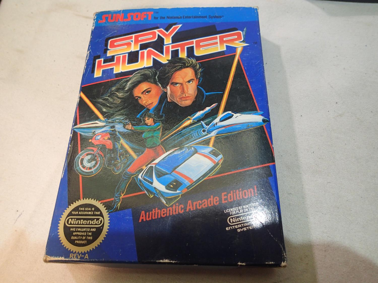 Spyhunter arcade edition by Sunsoft CIB. UK P&P Group 1 (£16+VAT for the first lot and £2+VAT for