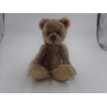 Charlie Bears teddy bear with bell, missing paper tags, 30cm H. UK P&P Group 1 (£16+VAT for the