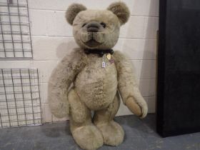 Charlie Bears, Rocky, with tag attached, stitch down nose and jointed at limbs. Approx. 117cm (H). A