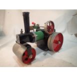 Mamod steam roller, fair condition, missing burner and drive belt, not seized. UK P&P Group 2 (£20+