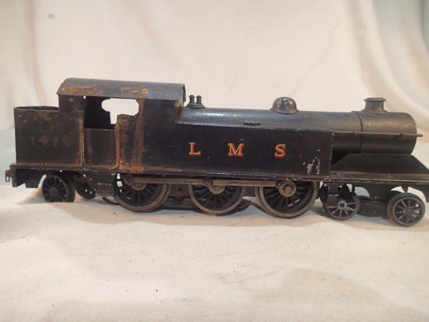 O gauge Bassett Locke electric Royal Scot LMS Red, also 4.6.2 tank LMS Black 1418 electric, plus - Image 8 of 18