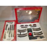 N gauge Fleischmann Piccolo 9315 train set, 0.4.0 tank loco and three wagons, track and