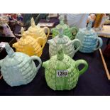 Seven Sadler Dainty Lady teapots. UK P&P Group 3 (£30+VAT for the first lot and £8+VAT for