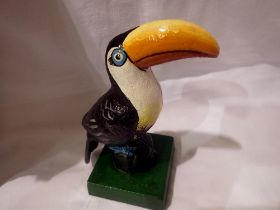 Cast iron Guinness Toucan door stop. UK P&P Group 2 (£20+VAT for the first lot and £4+VAT for