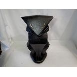 Cast iron Art Deco style cat doorstop. UK P&P Group 2 (£20+VAT for the first lot and £4+VAT for