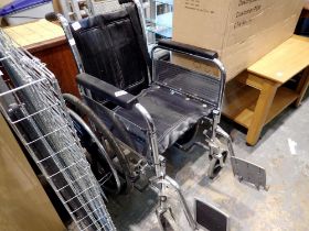 Invacare pneumatic self drive wheelchair. Not available for in-house P&P