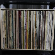 Approximately one hundred mixed rock and pop LPs. Not available for in-house P&P